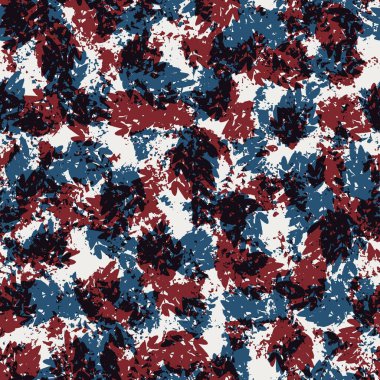 Kırmızı mavi beyaz ile kusursuz soyut desen