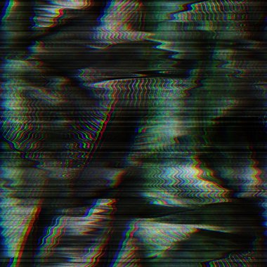 Kusursuz tekno arıza tropikal RGB bilgisayar gürültüsü