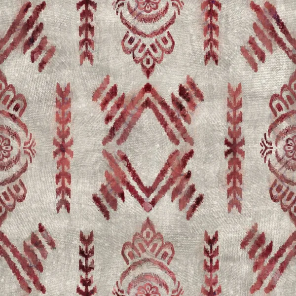 Bezešvé grungy kmenový etnický koberec vzor. — Stock fotografie