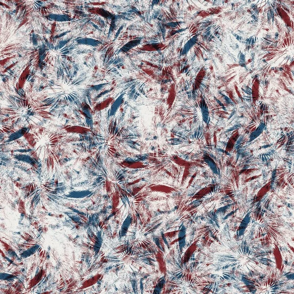 Sömlös abstrakt mönster i röd blå svart vit — Stockfoto
