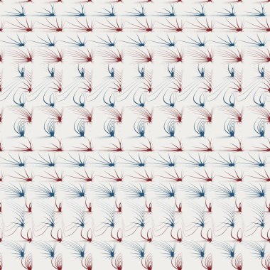 Kırmızı mavi beyaz ile kusursuz soyut desen