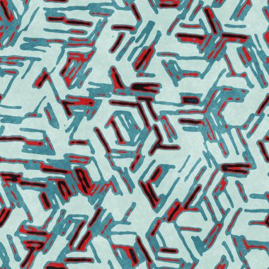 Kırmızı ve lacivert desenli kentsel pürüzsüz desen