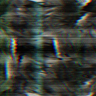 Kusursuz tekno arıza tropikal RGB bilgisayar gürültüsü