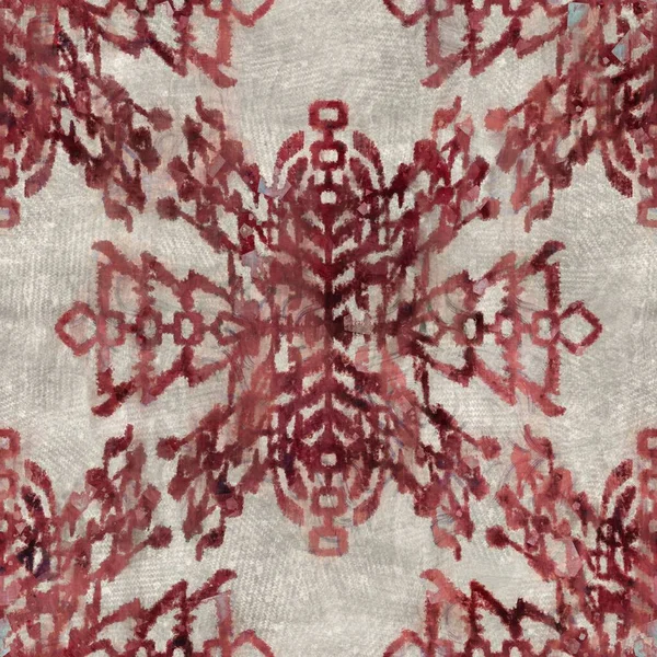 Naadloze grungy tribal etnische tapijt motief patroon. — Stockfoto