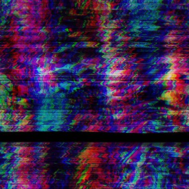 Kusursuz teknik arıza RGB bilgisayar monitörü gürültüsü