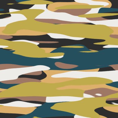 Kusursuz düz düz renk kamuflaj kalça dijital desen