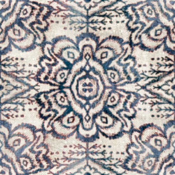 Płynny grungy plemienne etniczne dywan wzór. — Zdjęcie stockowe