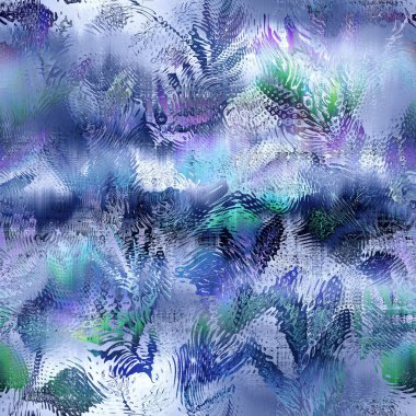 Renkli kusursuz soyut desen tasarımı