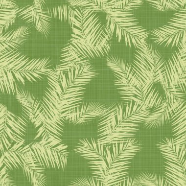 Parlak yeşil tropikal yapraklar pürüzsüz desen