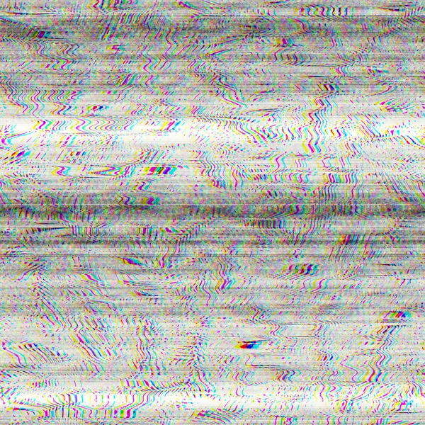 Glitch techno sem costura tropical RGB ruído do computador — Fotografia de Stock