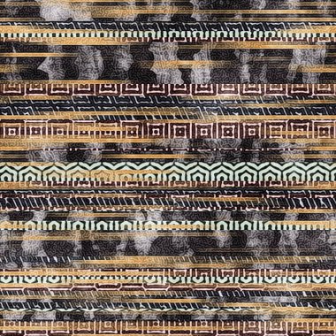 Kusursuz etnik kabile desenli halı tasarımı