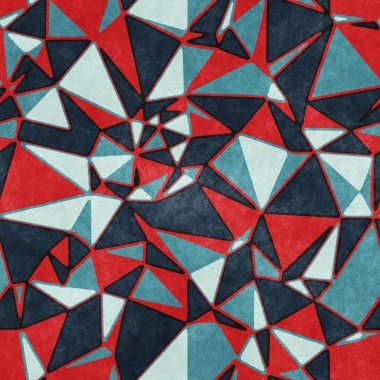 Kırmızı ve lacivert desenli kentsel pürüzsüz desen