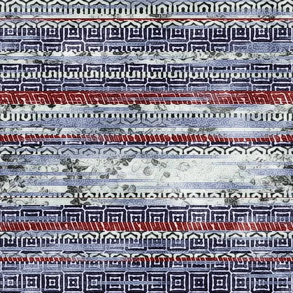 Seamless ethnic tribal pattern stripes rug design — Stock Photo, Image