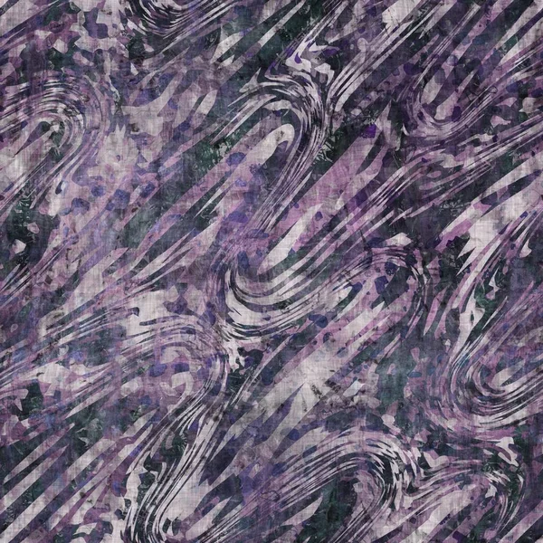 Dark moody purple and green seamless pattern