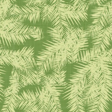 Parlak yeşil tropikal yapraklar pürüzsüz desen