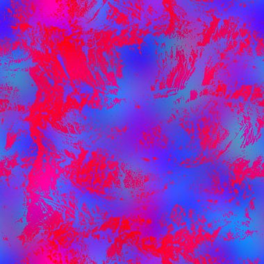 Kusursuz yoğun kırmızı ve mavi yaprak deseni