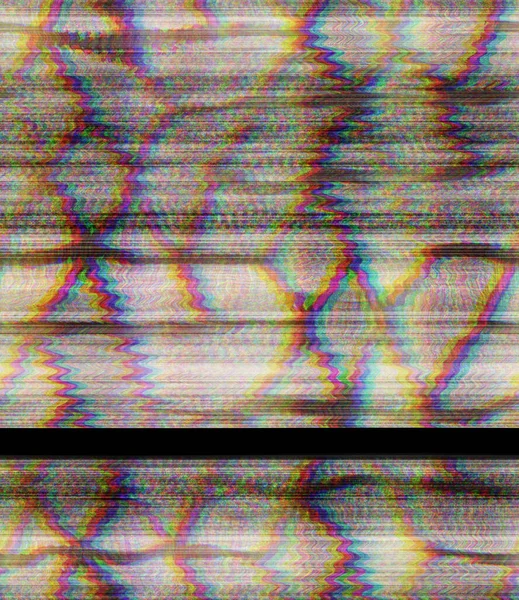 바다없는 기술적 결함 RGB 컴퓨터 모니터 소음 — 스톡 사진