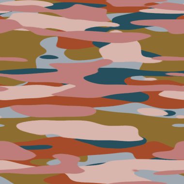 Kusursuz düz düz renk kamuflaj kalça dijital desen