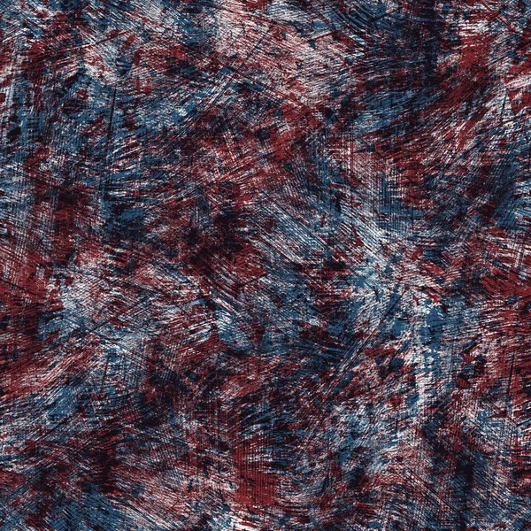 Naadloos abstract patroon in rood blauw zwart wit — Stockfoto