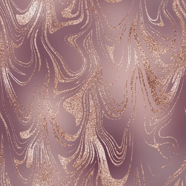 Seamless pink glitter marble streaks on blur — Stock Photo, Image