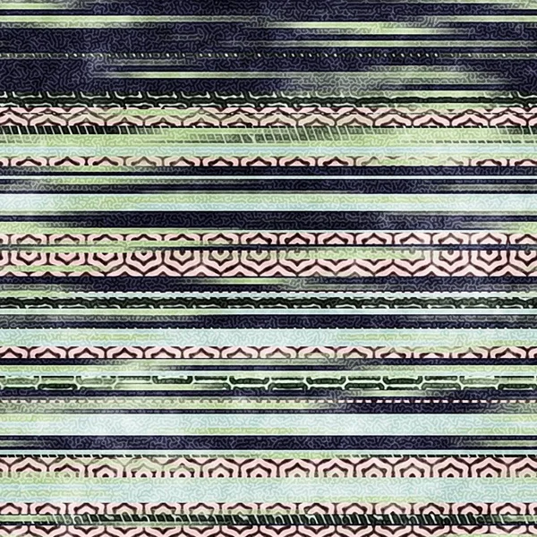 无缝隙的部族图案条纹地毯设计 — 图库照片