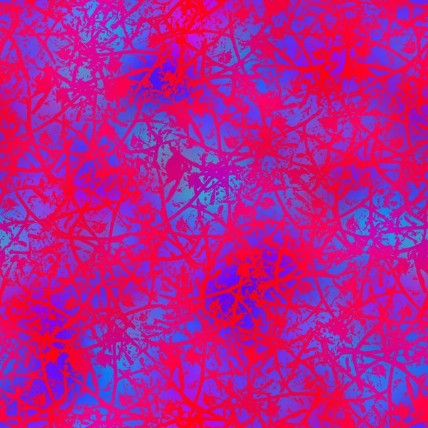 Безшовний інтенсивний червоно-синій візерунок листя — стокове фото