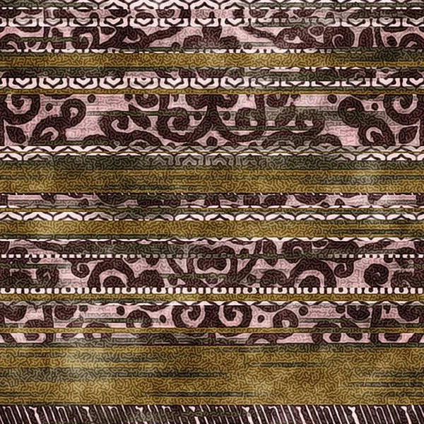 Nahtlose ethnische Stammesmuster Streifen Teppichdesign — Stockfoto