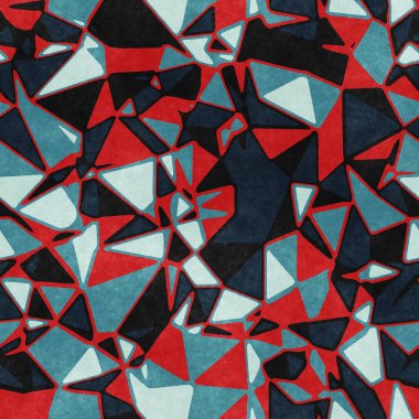Kırmızı ve lacivert desenli kentsel pürüzsüz desen