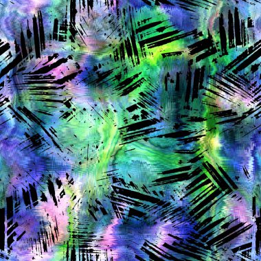 Tropikal kaplamalı kusursuz soyut renk damlaları