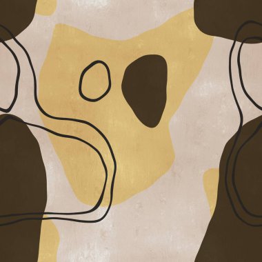 Kusursuz organik yuvarlak kıvrımlı şekiller saf tasarım