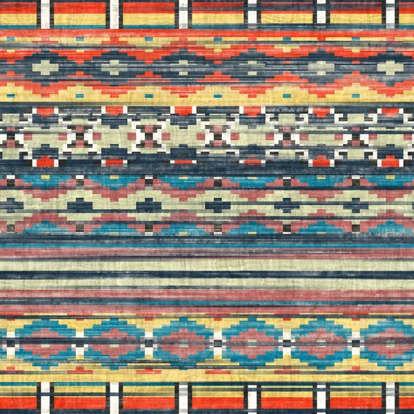 Impression sans couture de motif de pixel carré de tapis Kilim — Photo