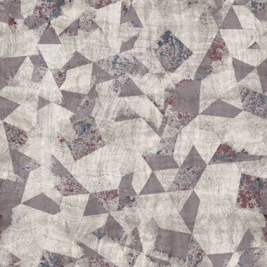 Kusursuz kırmızı beyaz ve mavi desenli retro desen