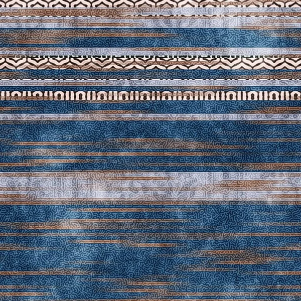 Seamless ethnic tribal pattern stripes rug design — Stock Photo, Image