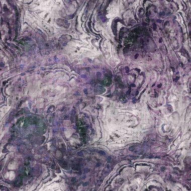 Karamsar mor ve yeşil pürüzsüz desen