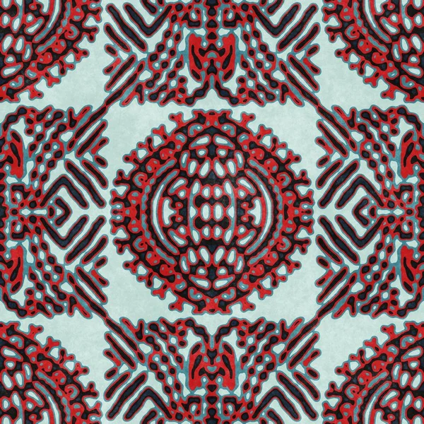 Red and navy textured urban seamless pattern — Stock Photo, Image
