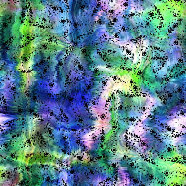 Безшовні абстрактні кольорові плями з гео накладкою — стокове фото
