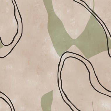 Kusursuz organik yuvarlak kıvrımlı şekiller saf tasarım