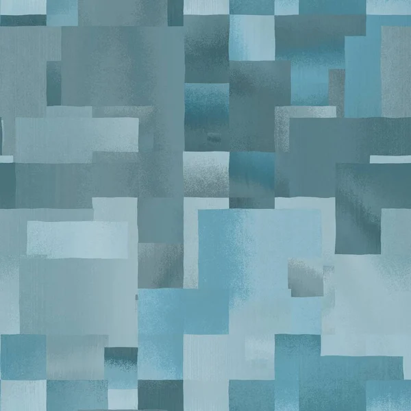 Inconsútil rectángulo geo azulejo patrón de mosaico muestra — Foto de Stock