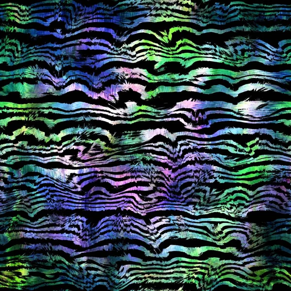 Płynne abstrakcyjne plamy kolorów z nakładkami pasków — Zdjęcie stockowe