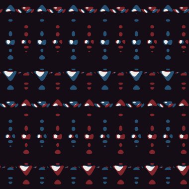 Kırmızı mavi beyaz ile kusursuz soyut desen