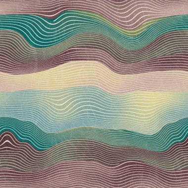 Parmak izi için kusursuz doğal peyzaj tepesi deseni