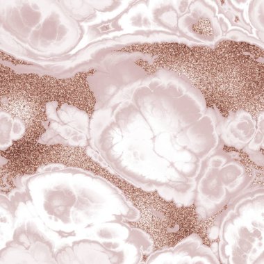 Kusursuz pembe parıltılı mermer desenli tasarım.