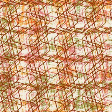 Yazdırma için pürüzsüz çirkin renk retro deseni