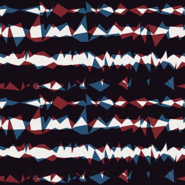 Kırmızı mavi beyaz, kusursuz çizgili desen.