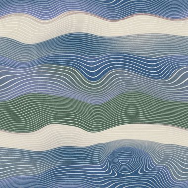 Parmak izi için kusursuz doğal peyzaj tepesi deseni