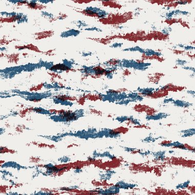 Kırmızı mavi beyaz ile kusursuz soyut desen