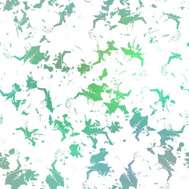 Kusursuz saten yumuşak pastel renk yaprakları deseni