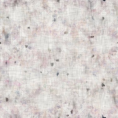 Kusursuz mor ve krem desenli desen izi