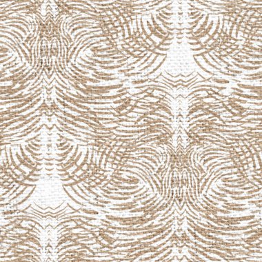 Beyaz boya desenli kusursuz çuval bezi.