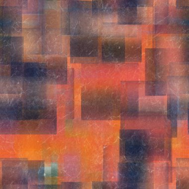 Kusursuz kaplanmış geometrik şekil deseni izi